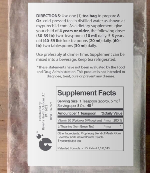 PureChild Supplement Ingredients